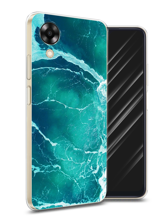 

Чехол Awog на Oppo A17K "Изумрудный океан", Голубой;синий, 2512850-4