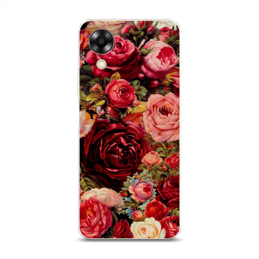 

Чехол Awog на Oppo A17K "Розы винтажные", 2512850-8