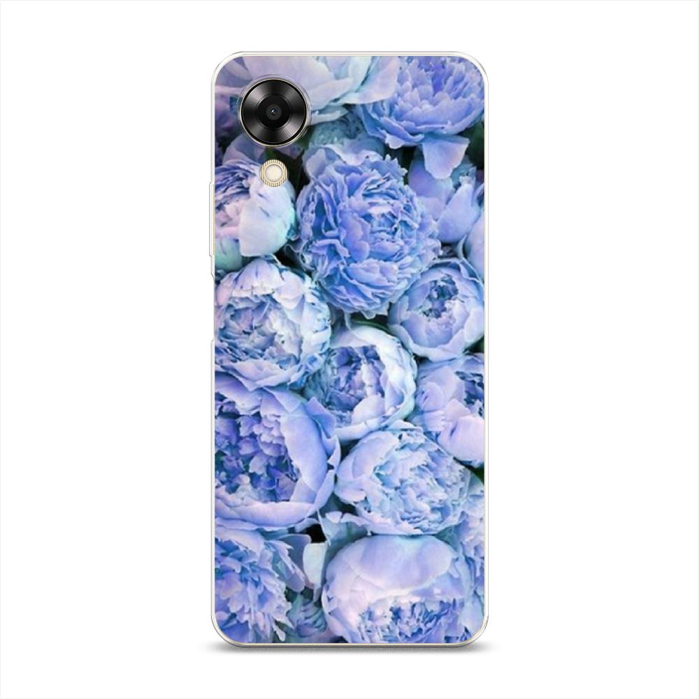 

Чехол Awog на Oppo A17K "Пионы голубые", Голубой, 2512850-8
