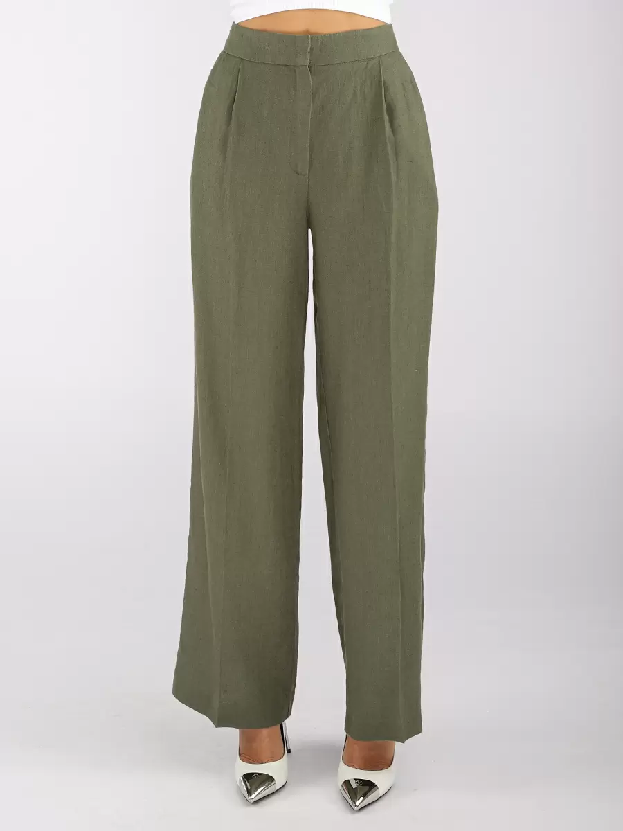 

Брюки женские EQmoda 17154 15577 хаки 36, SQ69169