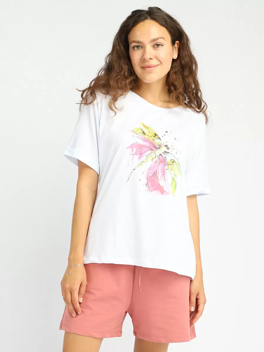 

Футболка женская A passion play 221TR(SZ-0082)-0301 белая 3XL, SQ69383