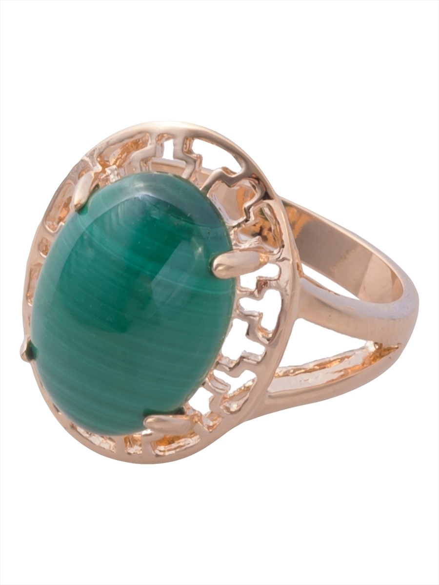 

Кольцо из бижутерного сплава р. 18 Lotus Jewelry 897R-07ml, малахит, 897R-07ml
