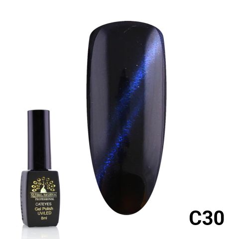

Гель-лак Global Fashion кошачий глаз 30