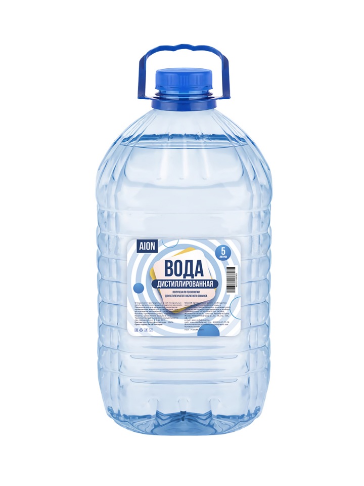 

Дистиллированная вода AION 5 л.