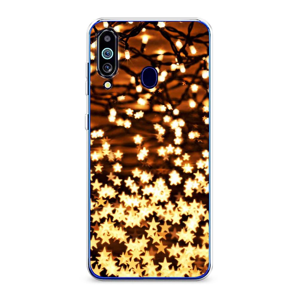 

Чехол на Samsung Galaxy M40 "Новогодняя гирлянда", Золотистый, 28750-5