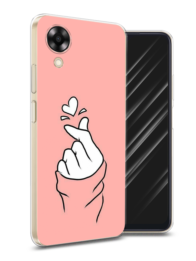

Чехол Awog на Oppo A17K "Любовь-щелк", Оранжевый, 2512850-7