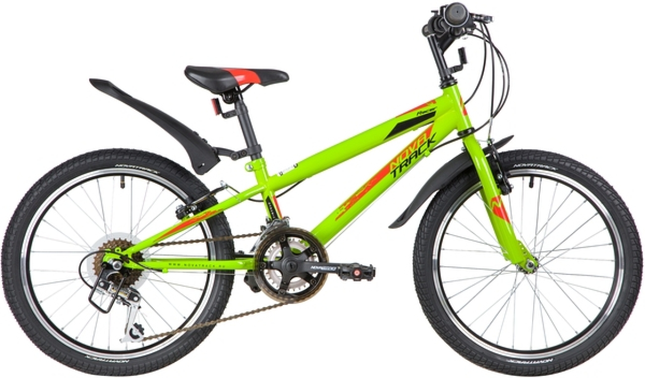 

Novatrack Детский велосипед Novatrack Racer 12 sp. 20" (2020), зеленый, Racer 12 sp. 20"