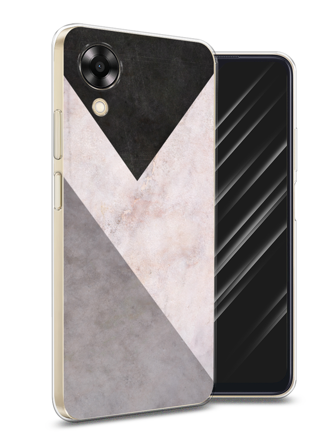 

Чехол Awog на Oppo A17K "Геометричный мрамор", Бежевый, 2512850-3