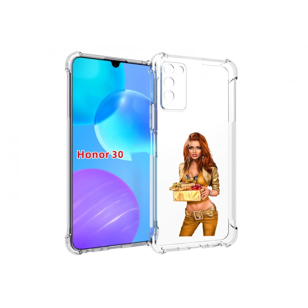 

Чехол MyPads золотая-девочка-с-подарком женский для Huawei Honor 30 Lite, Tocco
