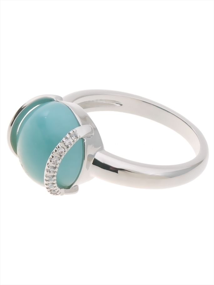 

Кольцо из бижутерного сплава р. 20 Lotus Jewelry RH3041R-03amazonite, амазонит/циркон, RH3041R-03amazonite