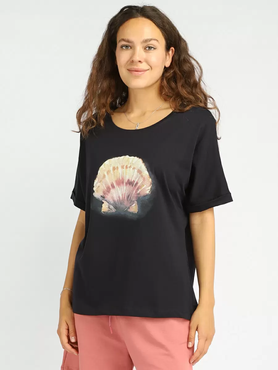 

Футболка женская A passion play 221TR(SZ-0080)-0101 синяя 2XL, SQ69379
