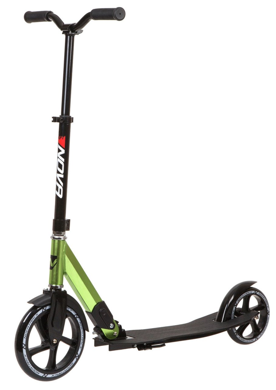 

Novatrack Самокат Novatrack Deft 230 (2021), чёрный, зеленый, Deft 230