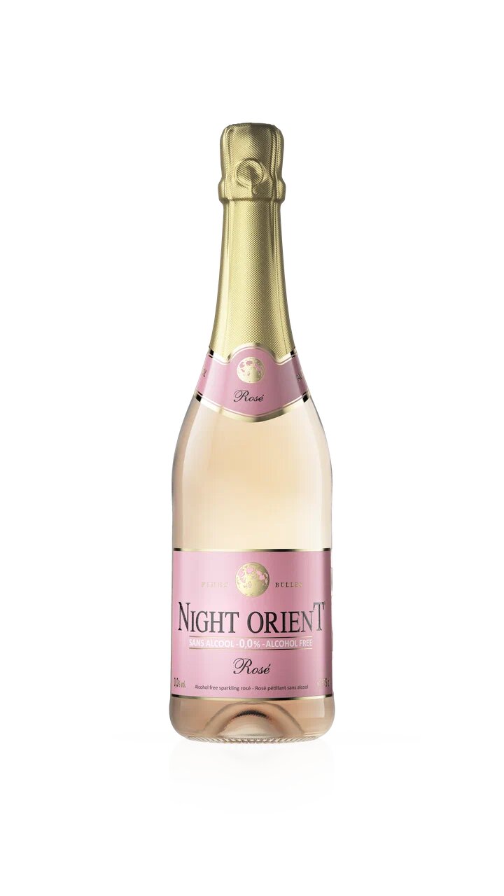 Безалкогольное вино Universe Drink игристое розовое Night Orient Sparkling Rose, 0,75 л