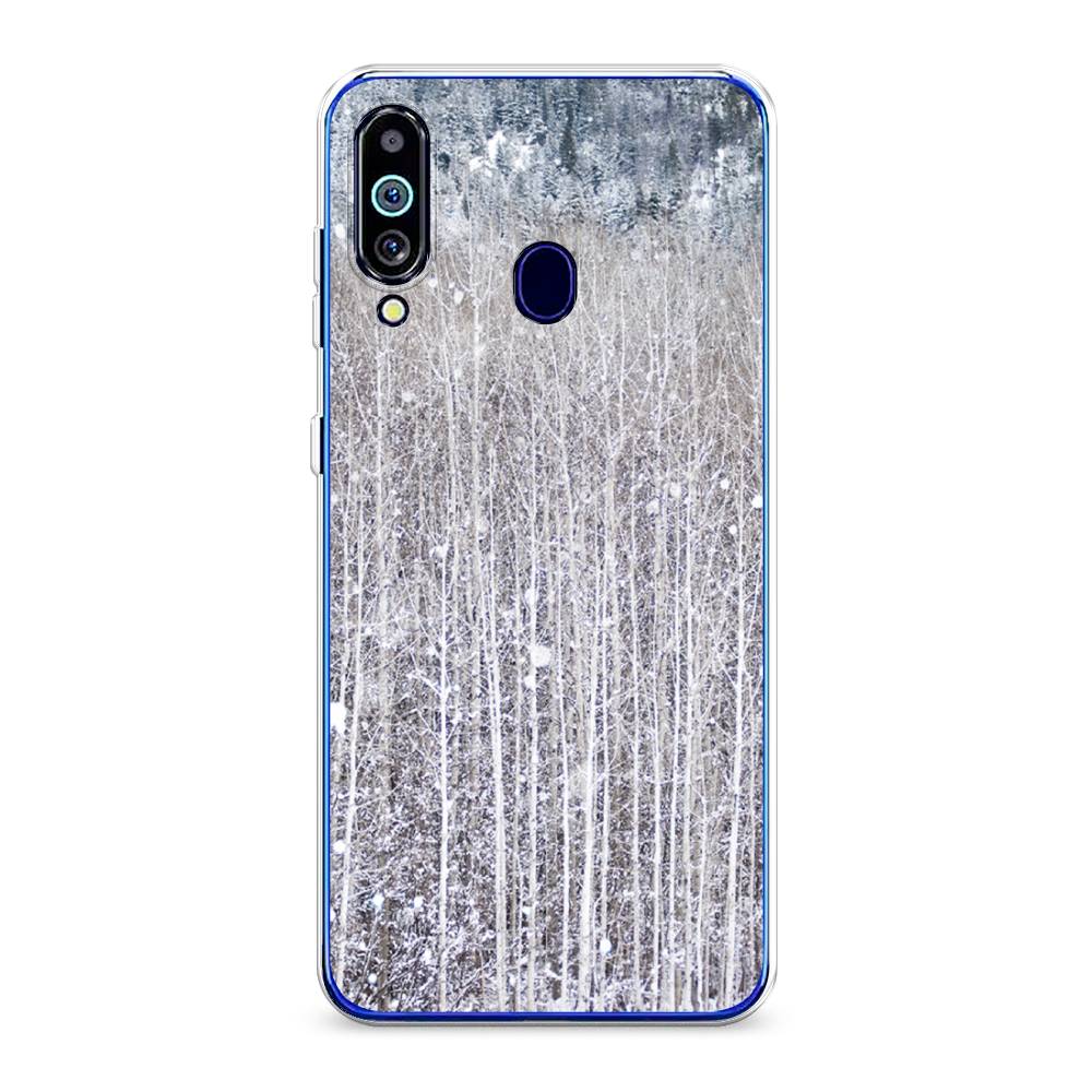 

Чехол на Samsung Galaxy M40 "Снежный лес", Бежевый;серый;белый, 28750-5