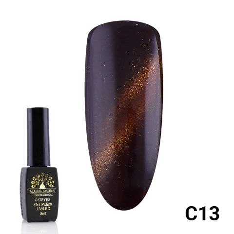 

Гель-лак Global Fashion кошачий глаз 13