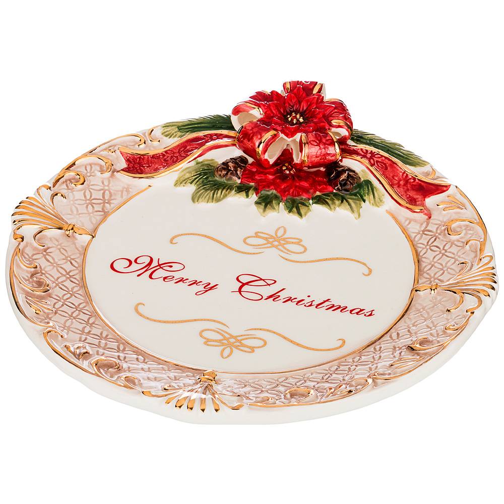 

Набор блюд Lefard Christmas 23х4.5см 6 шт круглое тонкая керамика 848-003_