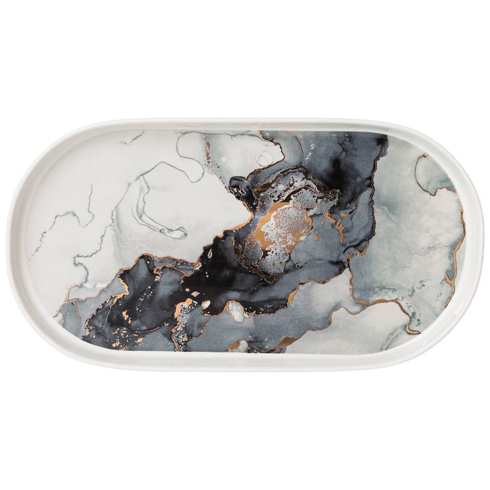 

Набор из 2 штук Блюдо Lefard Moon art 30.5х16.5х2.5см, фарфор (42-407_2), Белый