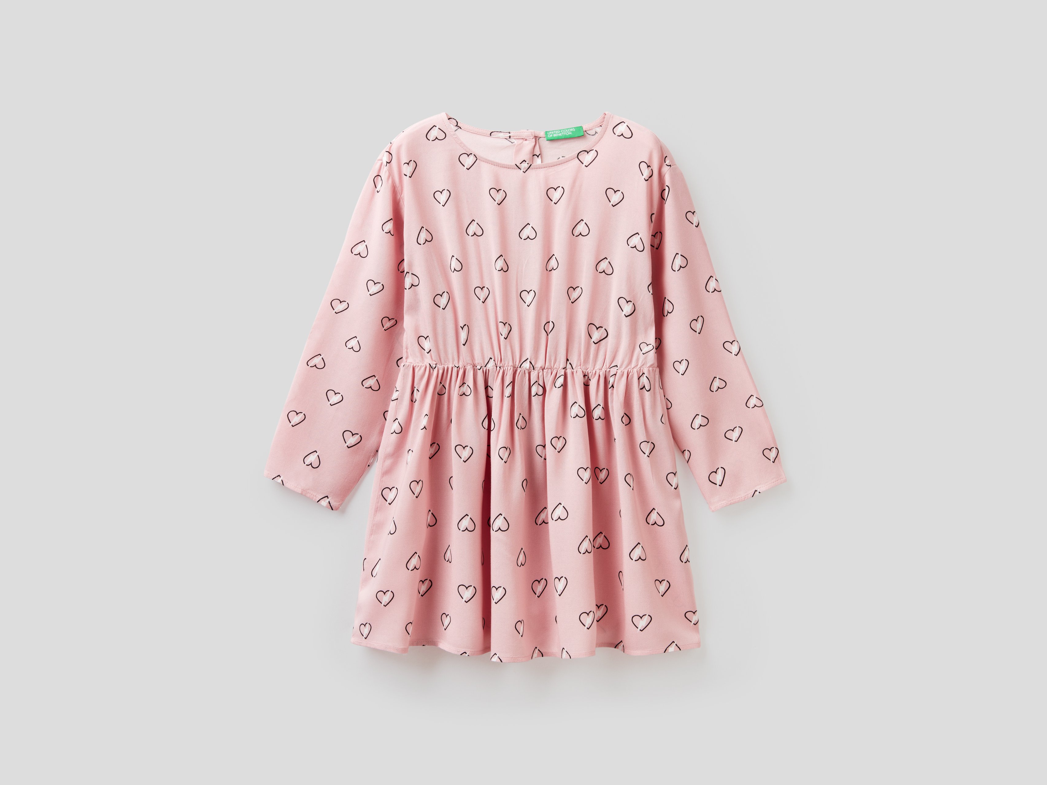фото Платье для девочек benetton цв. розовый р.170 united colors of benetton