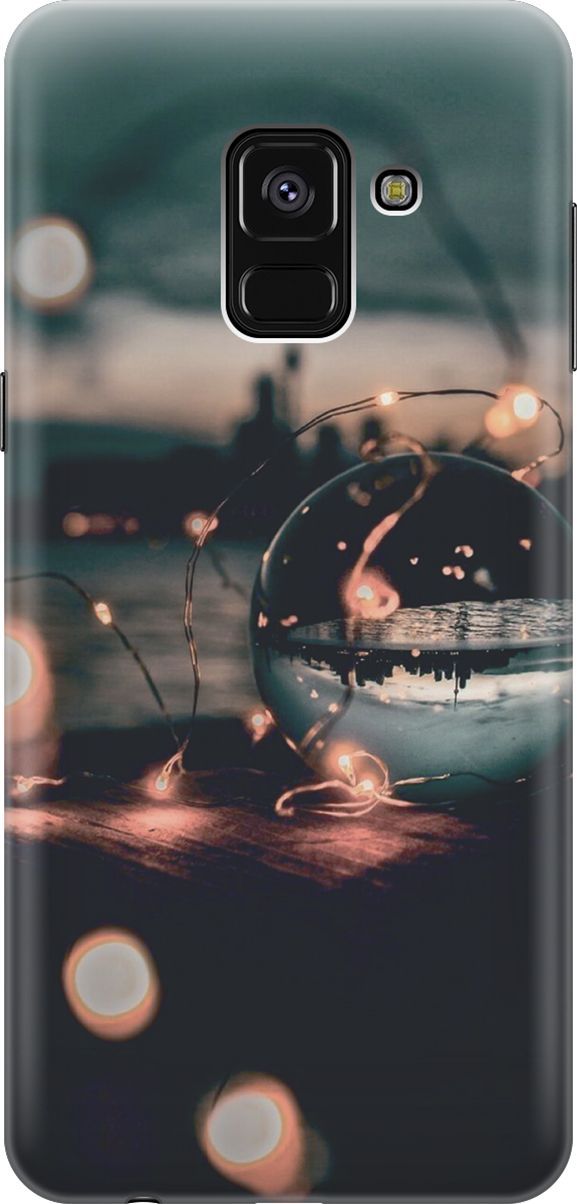 

Чехол на Samsung Galaxy A8+ (2018) с принтом "Вечер, отдых", Бежевый;черный, 4650