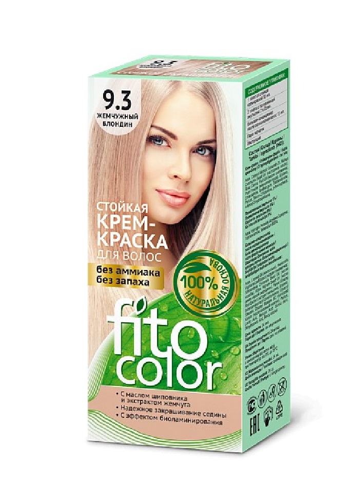 Стойкая крем-краска для волос FitoColor тон Жемчужный блондин 115мл 3 шт стойкая крем краска для волос fito косметик fitocolor тон иссиня 115мл 6 шт