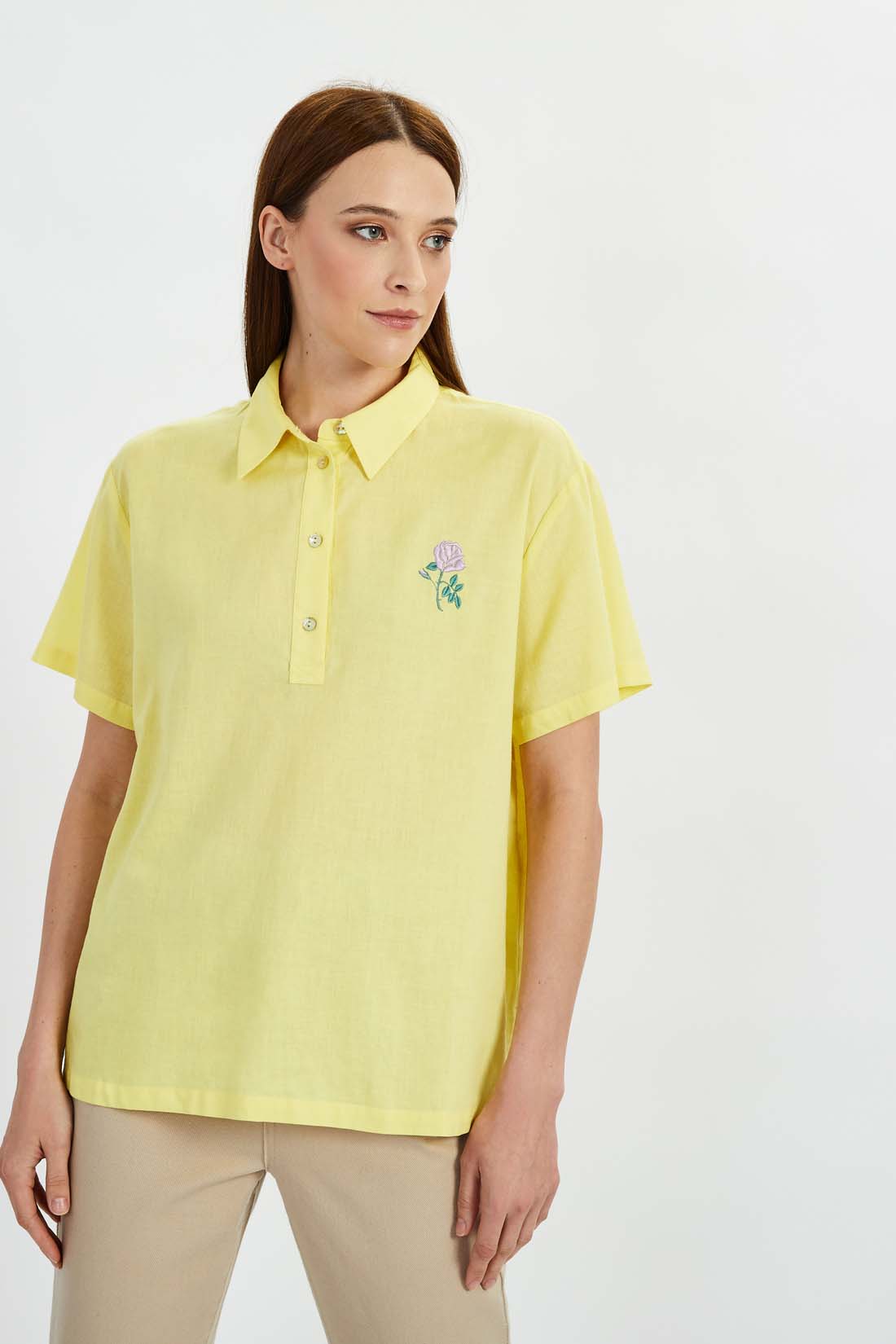 

Блуза женская Baon B1922035 белая 2XL, B1922035