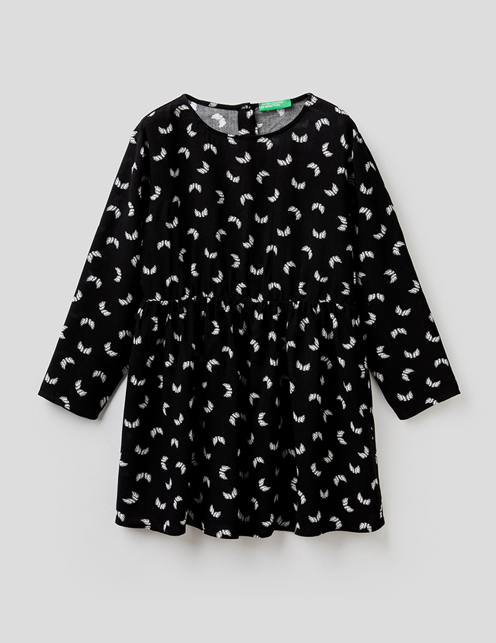 

Платье для девочек Benetton цв. разноцветный р.140, 21A_4C0P5VGF0