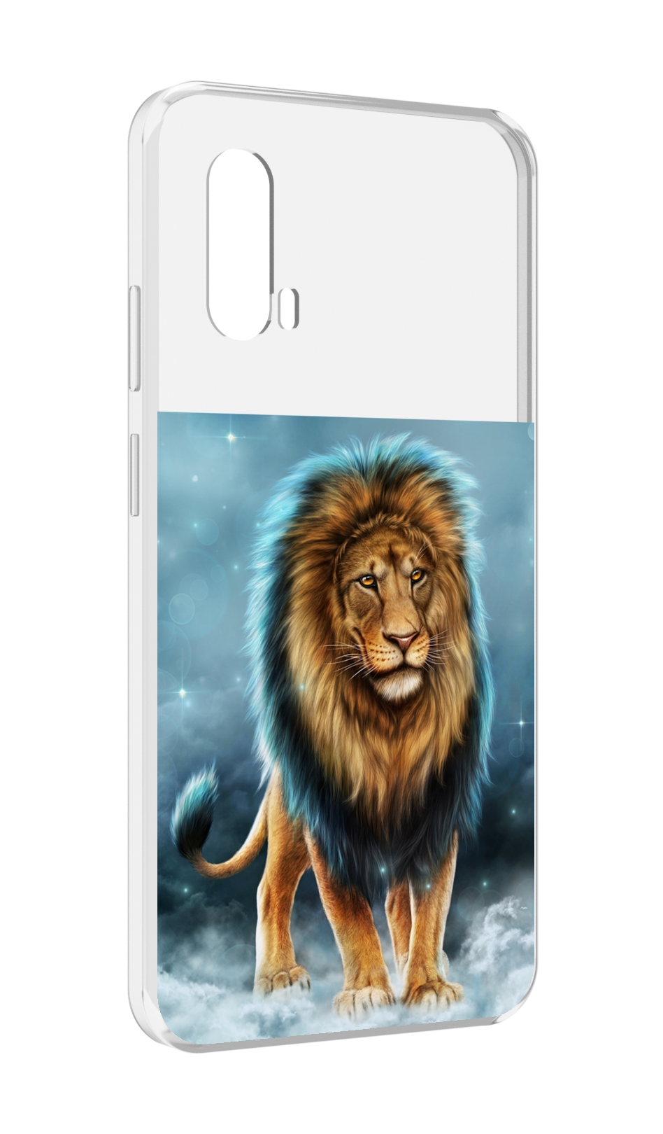

Чехол MyPads Лев-в-тумане для Blackview BV7100, Прозрачный, Tocco