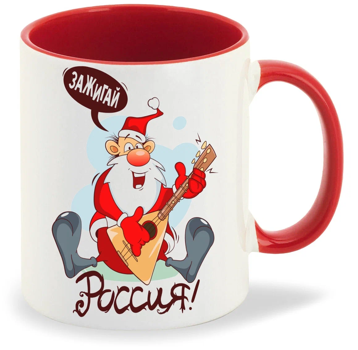 

Кружка CoolPodarok Зажигай Россия сова