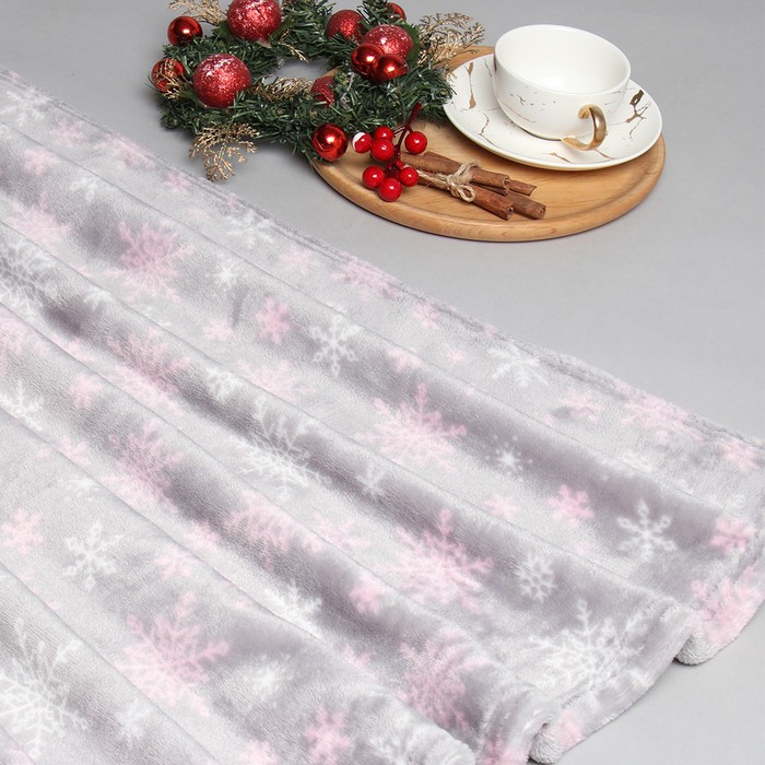 

Плед Home Collection евро тёмносерый