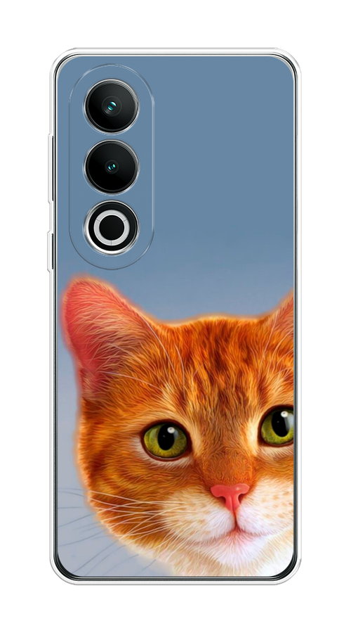 

Чехол на OnePlus Nord CE4 "Любопытный котик", Коричневый, 154750-1