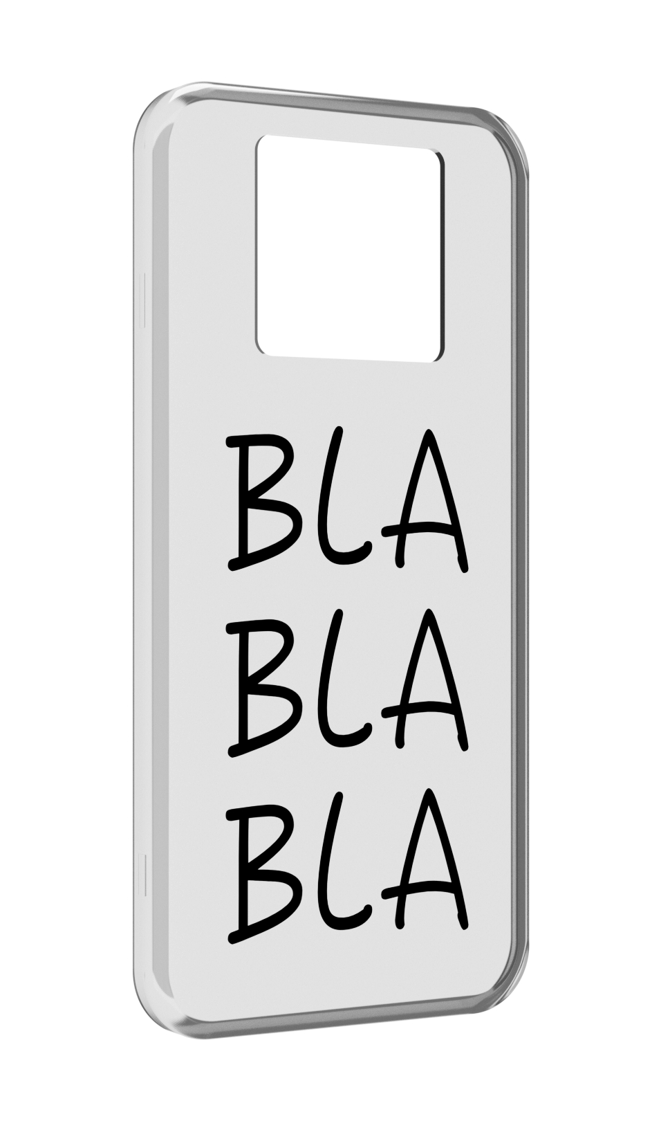 

Чехол MyPads Bla-Bla для Black Shark 3 5G / Black Shark 3S, Прозрачный, Tocco