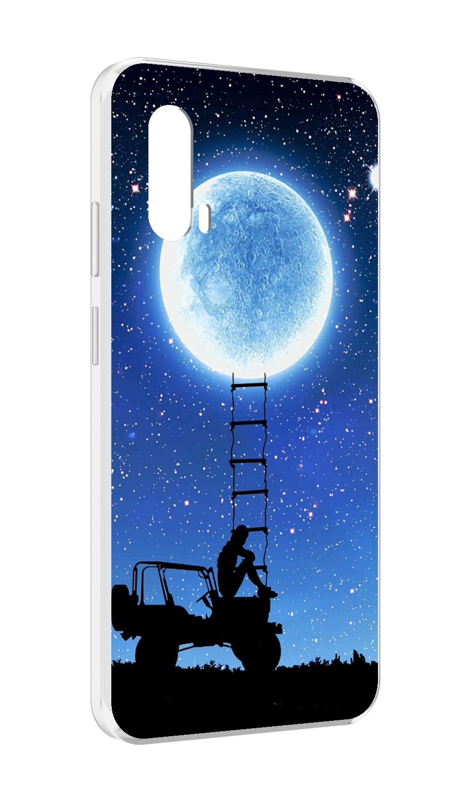 

Чехол MyPads Машина-на-лун для Blackview BV7100, Прозрачный, Tocco