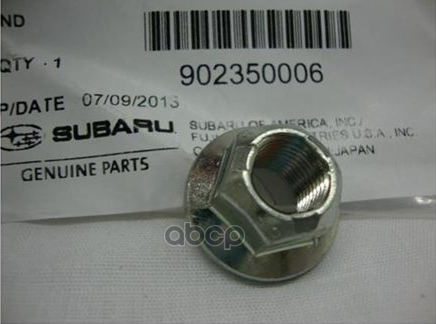 фото Гайка крепления развального рычага задней подвески subaru 90235-0006 subaru subaru арт. 90