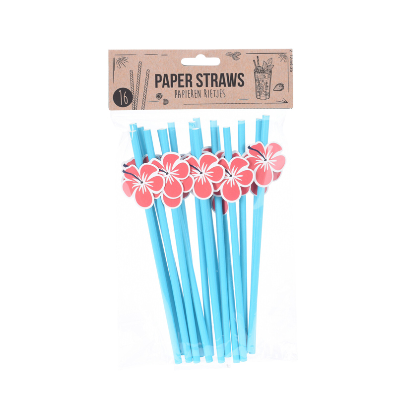 

Соломки для коктейля Home Collection Malibu Collection Paper Straws 16 шт
