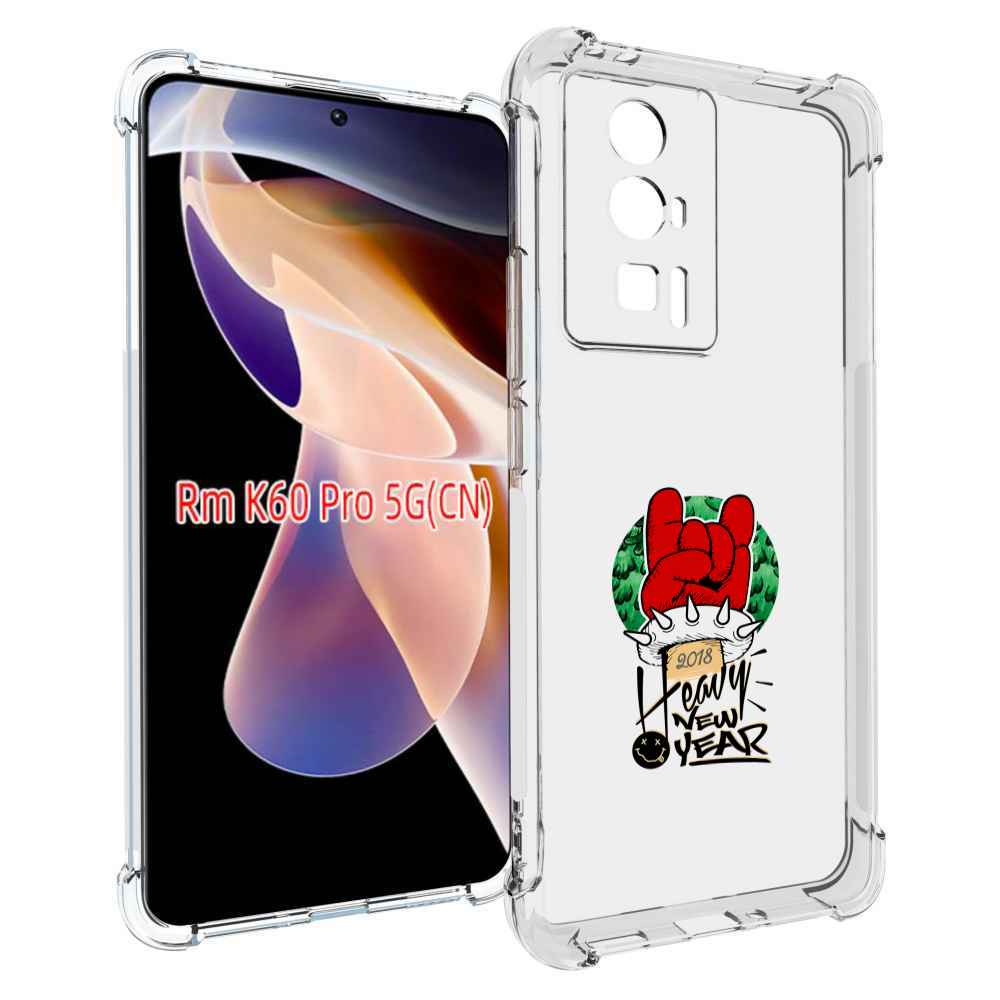 

Чехол MyPads Гангстер новый год для Xiaomi Redmi K60 Pro, Прозрачный, Tocco
