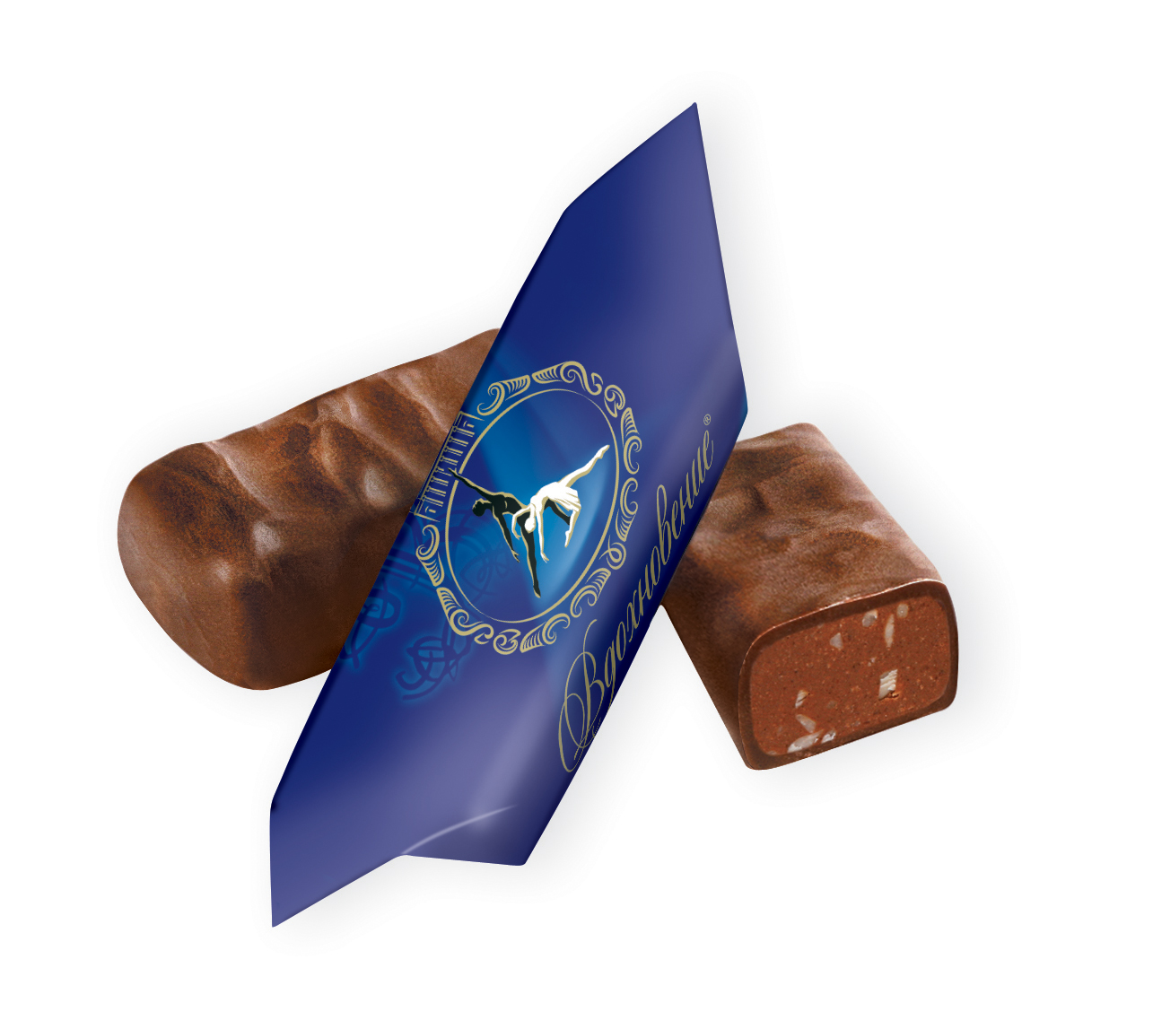 Шоколадные конфеты Бабаевский Вдохновение с корпусом пралине