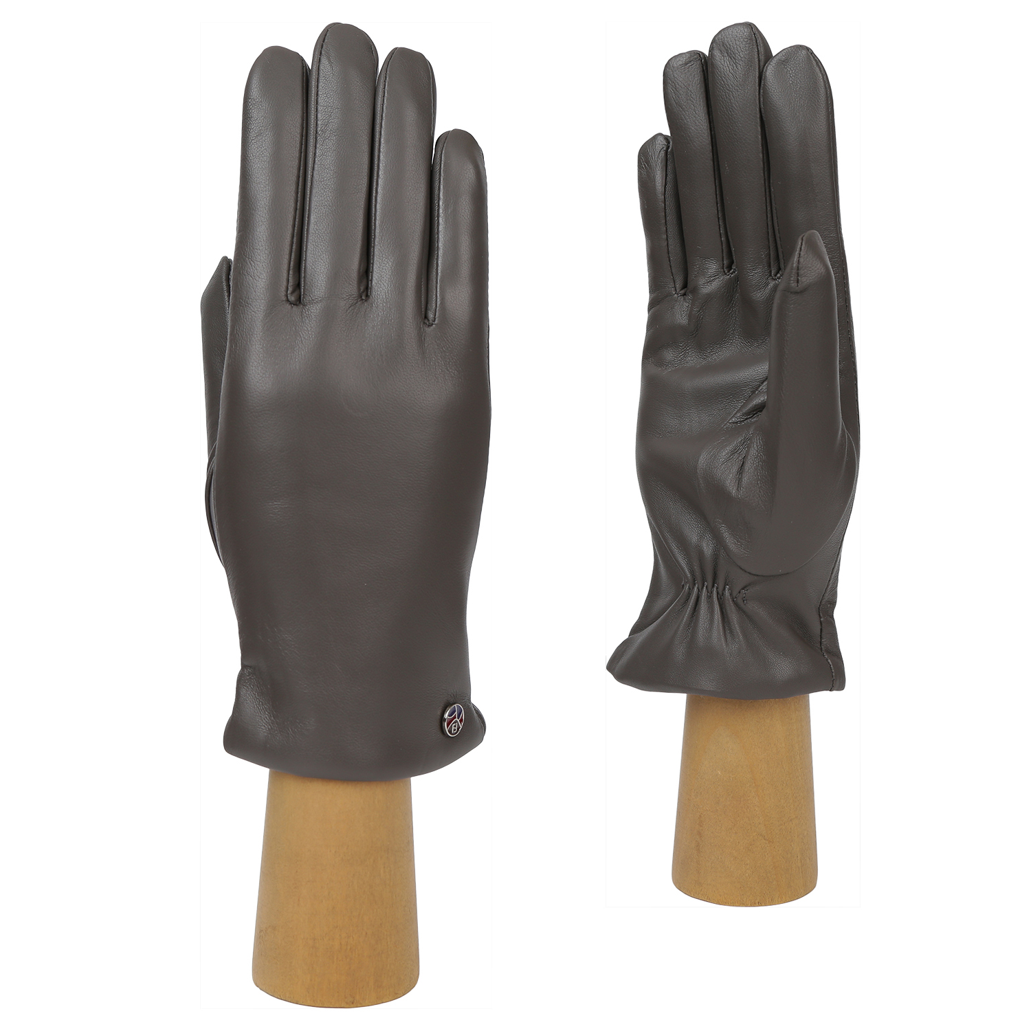 

Перчатки женские FABRETTI F34-9 серые, р.6.5, F34-9