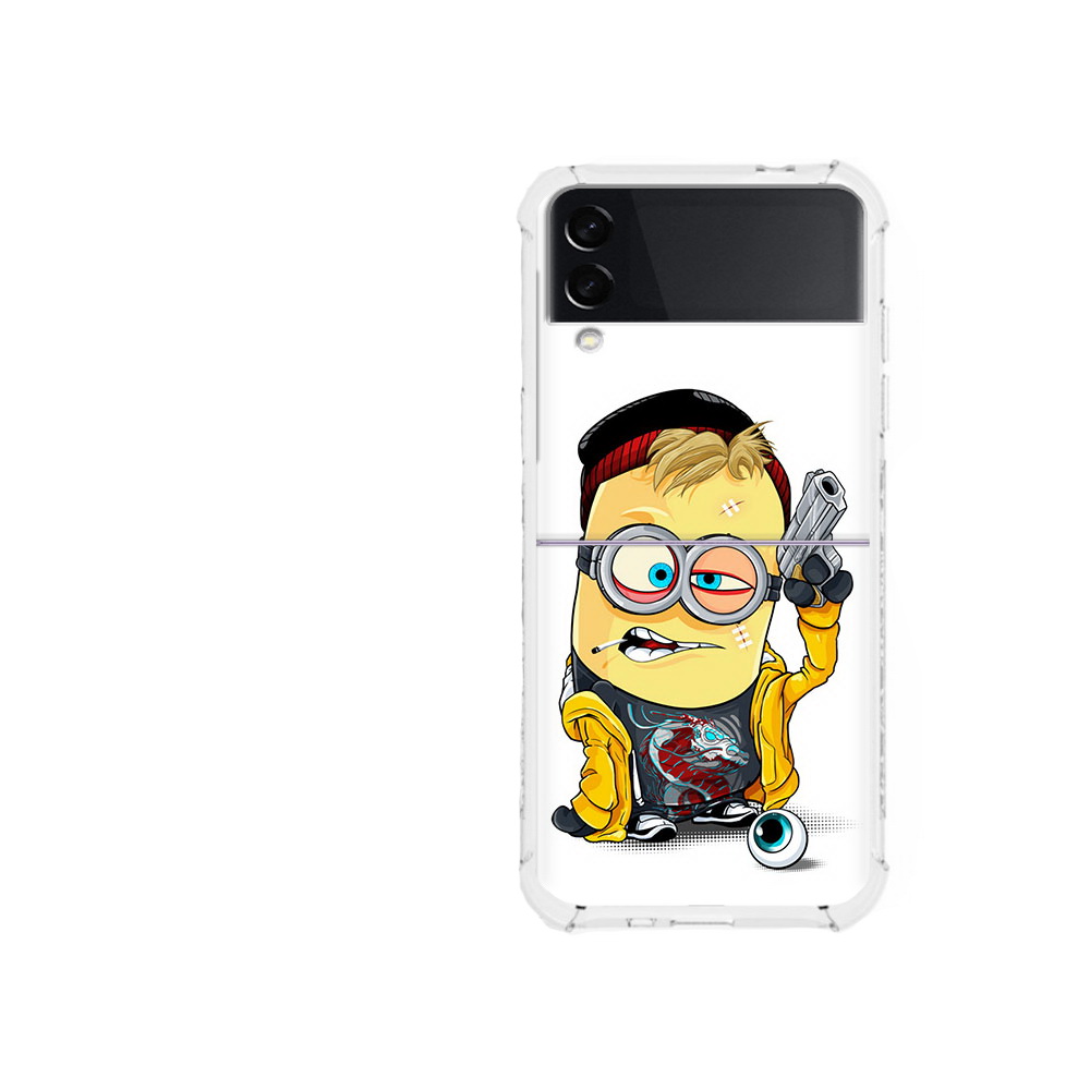 

Чехол MyPads Tocco для Samsung Galaxy Z Flip 3 миньон бандит (PT226934.584.475), Прозрачный, Tocco