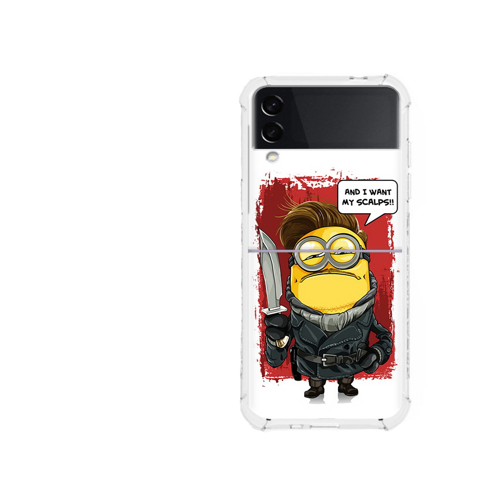 

Чехол MyPads Tocco для Samsung Galaxy Z Flip 3 миньон убийца (PT226934.584.477), Прозрачный, Tocco