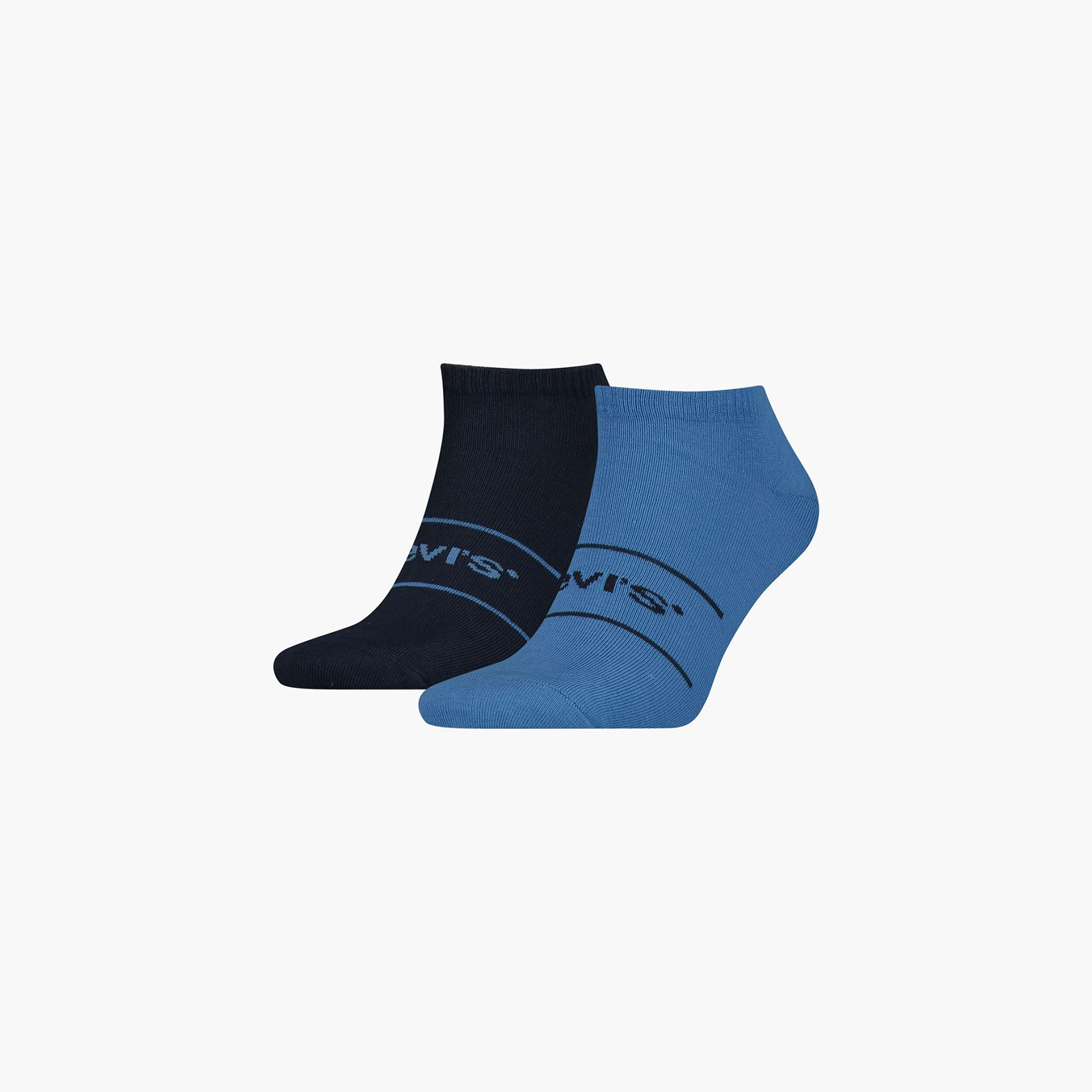 фото Носки унисекс levi's low cut sport 2p socks разноцветные 39-43 ru