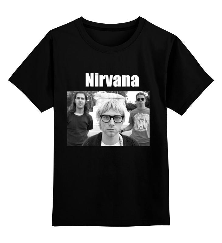 

Футболка детская Printio Nirvana цв. черный р. 140, Nirvana