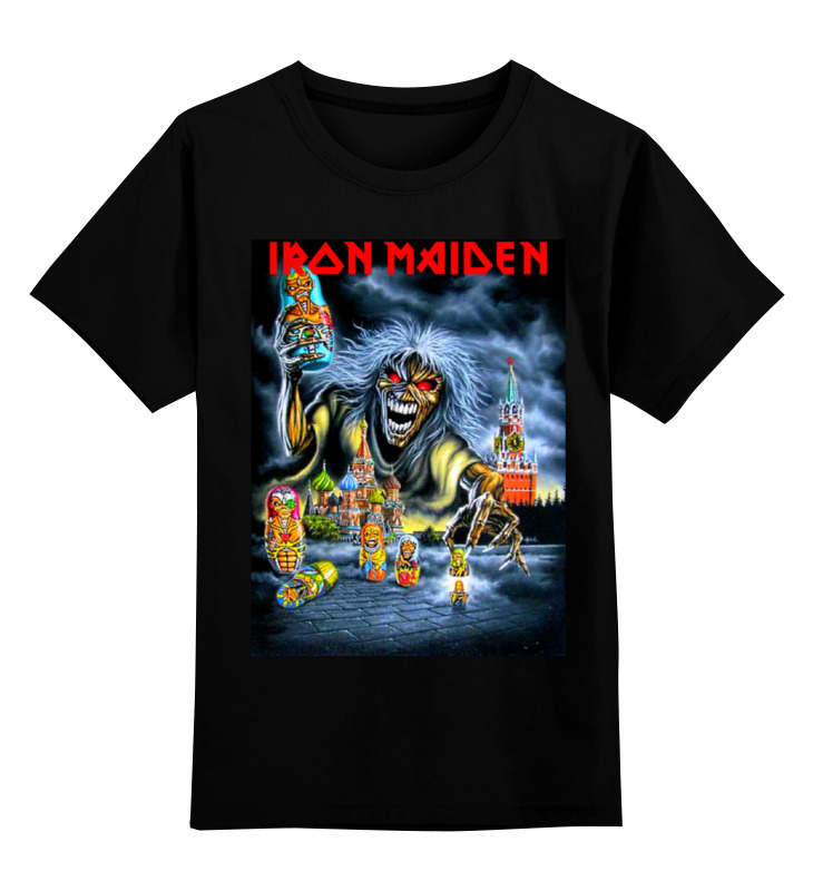 

Футболка детская Printio Iron maiden band цв. черный р. 140, Iron maiden band