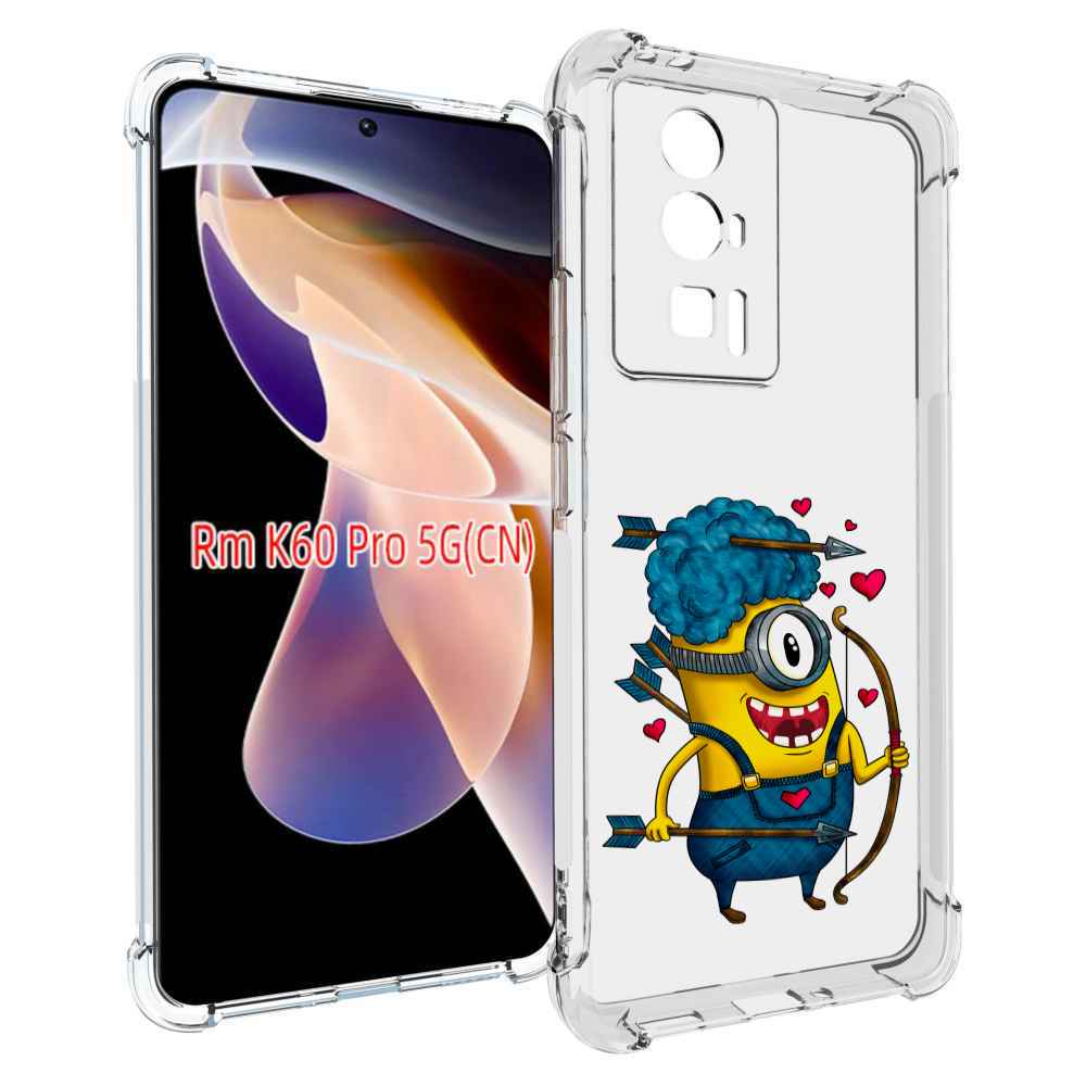 

Чехол MyPads Миньон купидон для Xiaomi Redmi K60 Pro, Прозрачный, Tocco