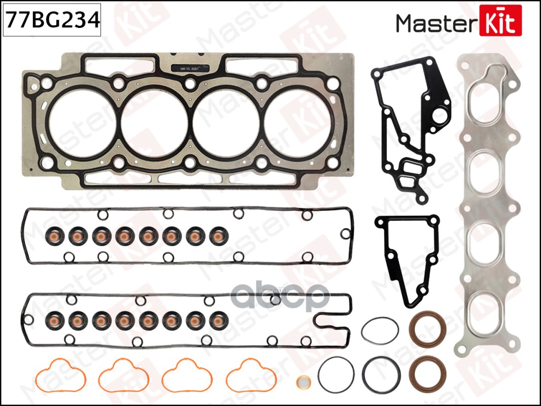 

Комплект Прокладок Гбц Citroen Rfn (Ew10j4)/Peugeot Rfm/Rfr 77Bg234 MasterKit 77BG234