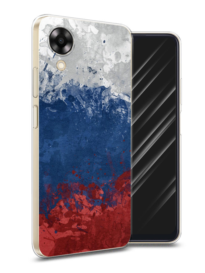 

Чехол Awog на Oppo A17K "Флаг России неровный", Белый;синий;красный, 2512850-5