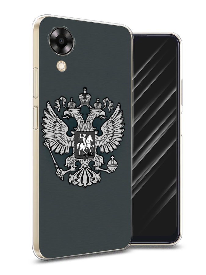 

Чехол Awog на Oppo A17K "Герб России серый", 2512850-5