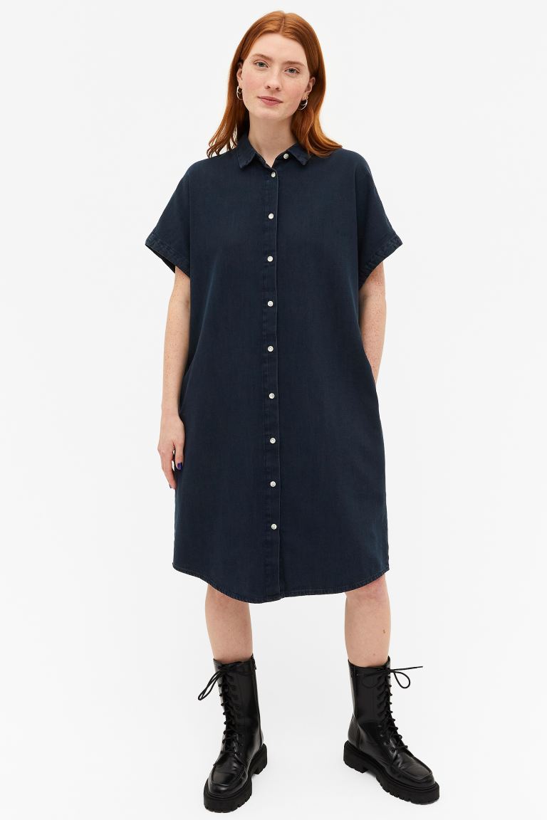 

Платье женское Monki 0893916013 синее M (доставка из-за рубежа), Синий, 0893916013