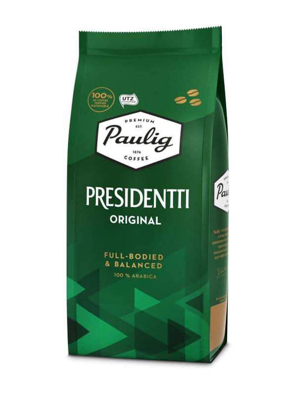 Кофе в зернах Presidentti Original 250гр