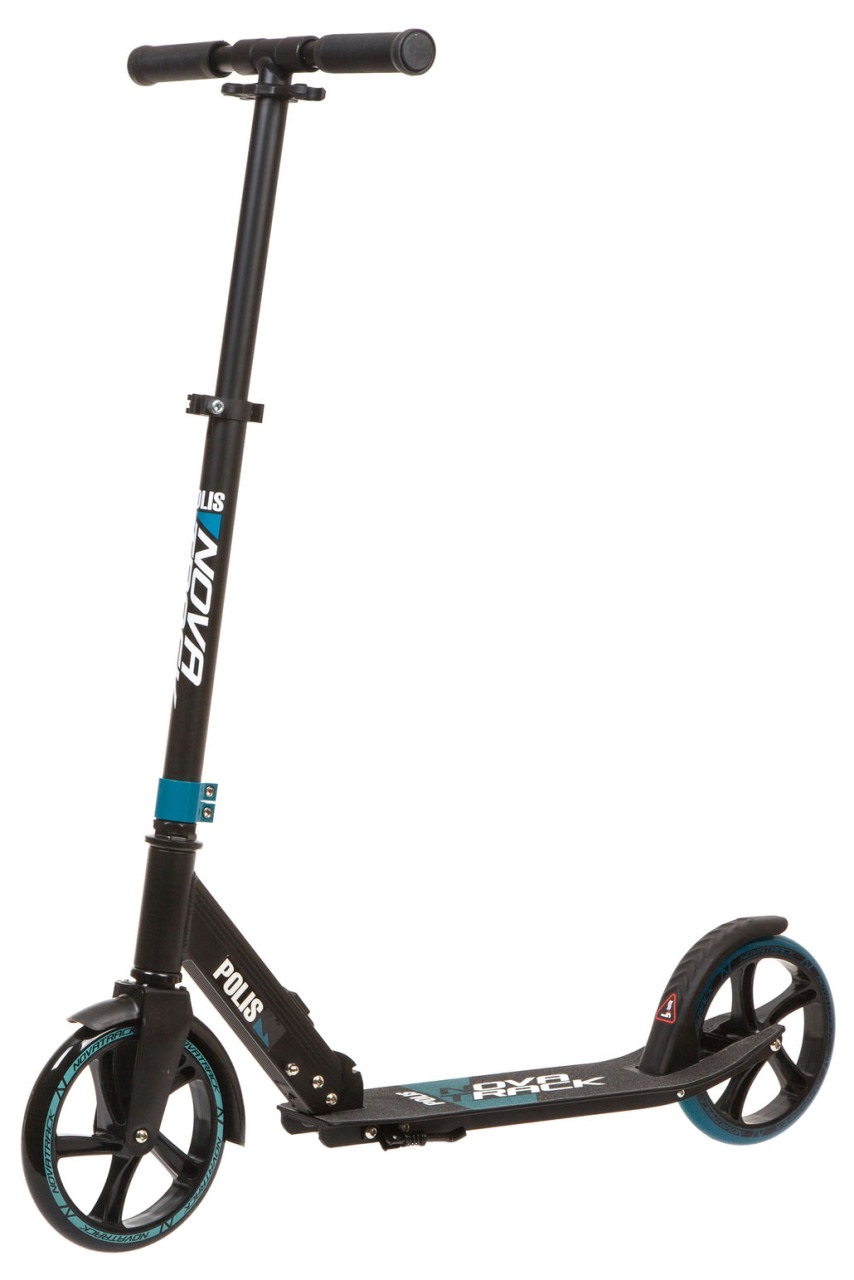 

Novatrack Самокат Novatrack Polis 200Y Pro (2024), чёрный, синий, Polis 200Y Pro