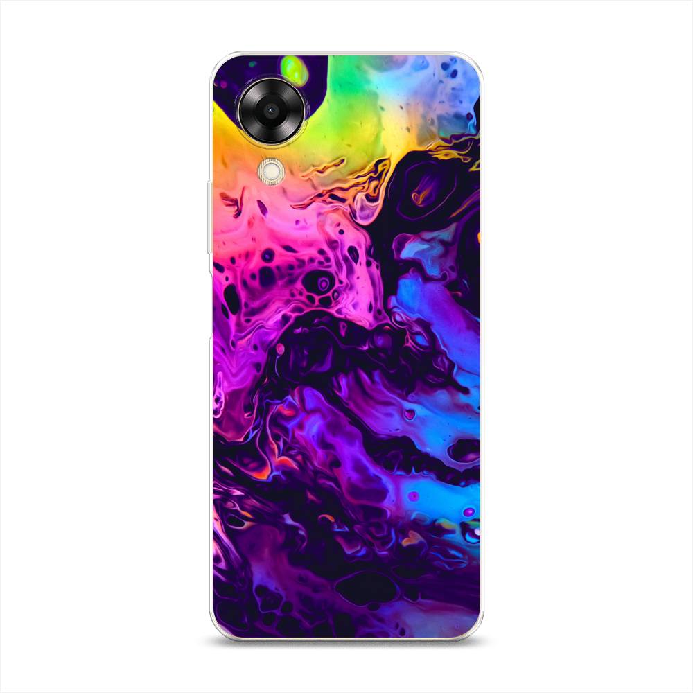 

Чехол Awog на Oppo A17K "ACID fluid", Красный, 2512850-3